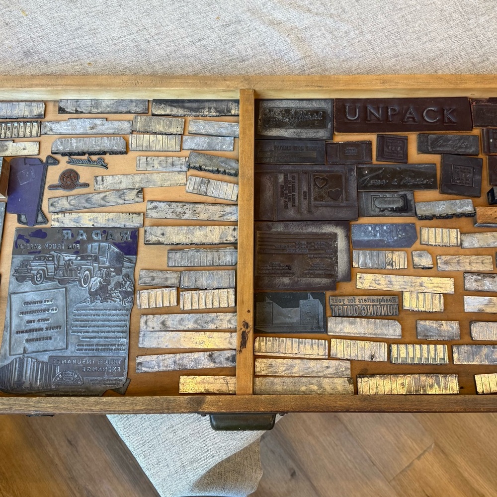 Vintage Printing Block Set - Picture 3 of 16